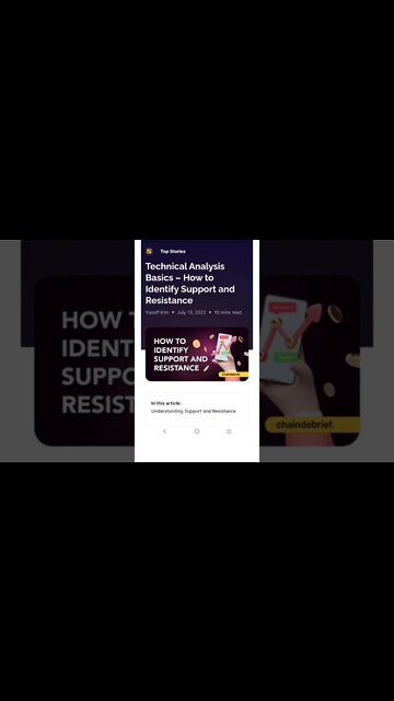 Technical Analysis Basics – How to Identify Support and Resistance #cryptomash #cryptomashnews
