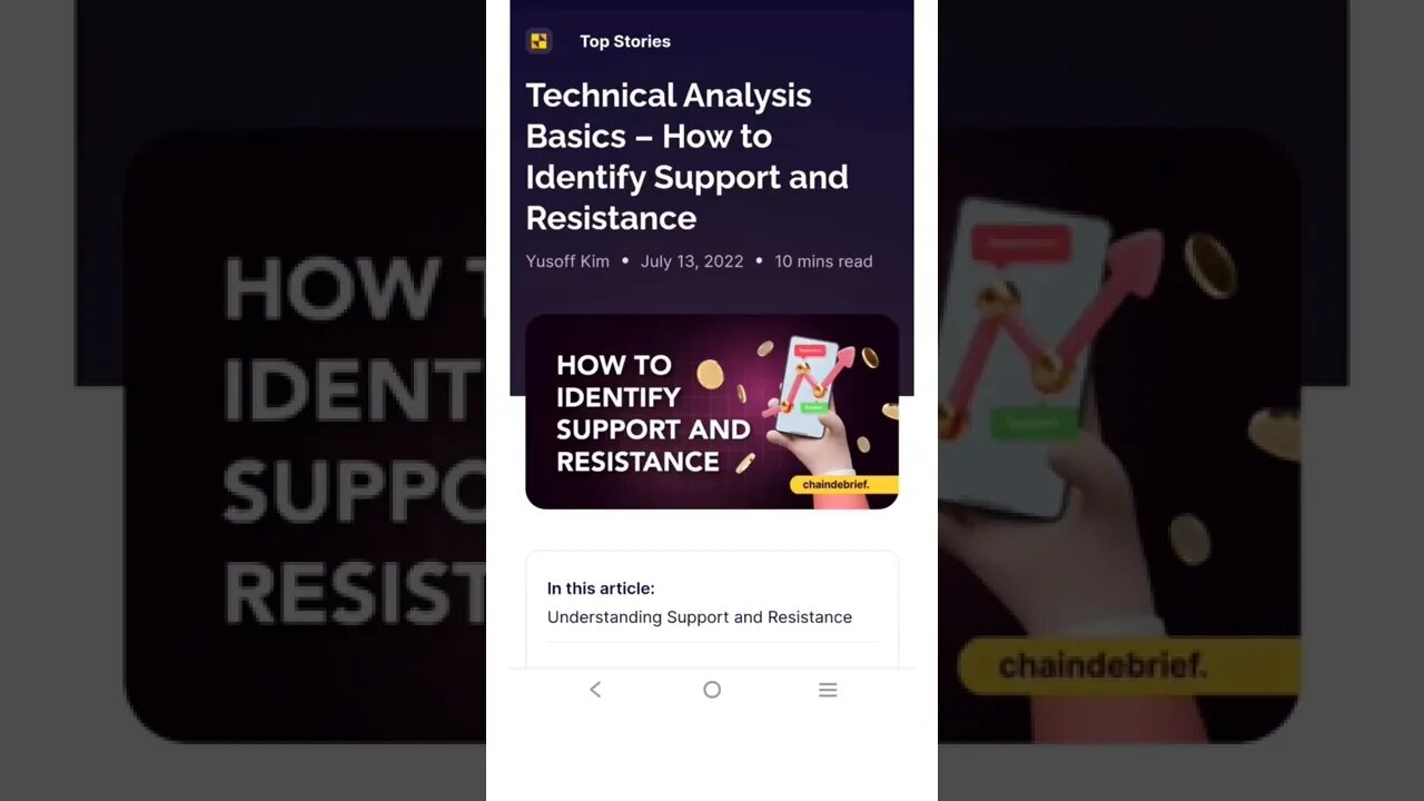 Technical Analysis Basics – How to Identify Support and Resistance #cryptomash #cryptomashnews