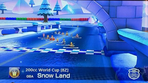 Mario Kart 8 - 200cc World Cup - Comeback on Snow Land