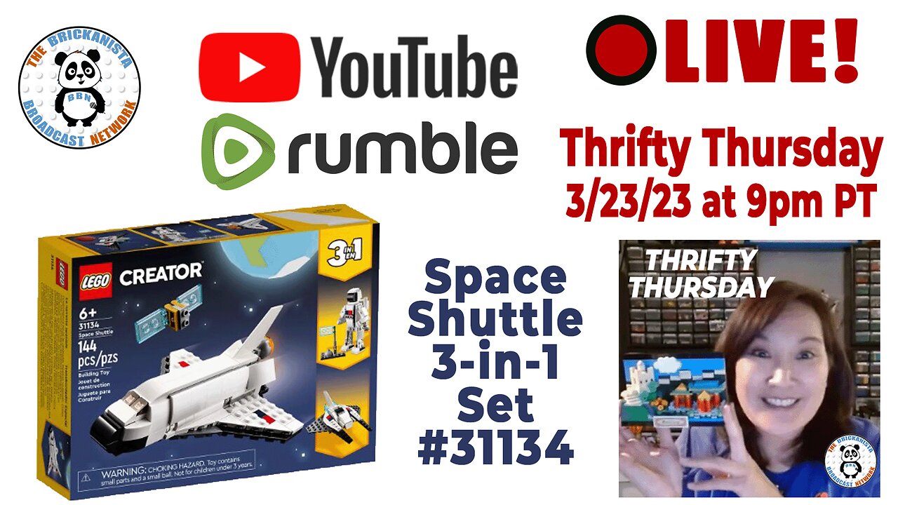 Thrifty Thursday - Space Shuttle 3-in-1 LEGO Set #31134