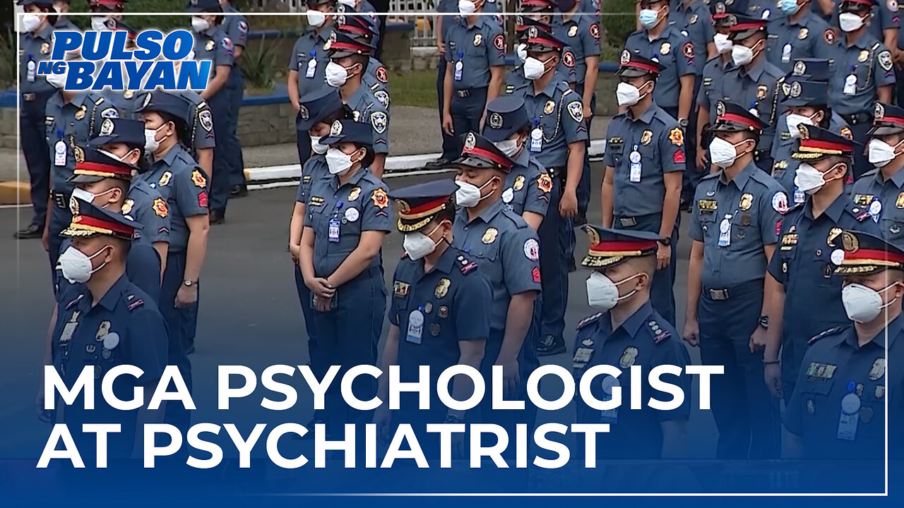 Mga psychologist at psychiatrist, kailangan ng PNP para sa mental health ng mga pulis