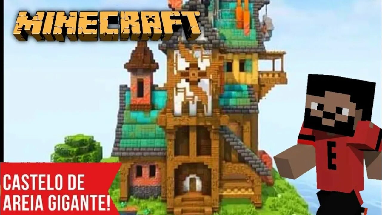 MINECRAFT: Construindo um castelo de terra!