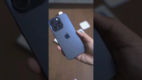 #iphone15pro #blue #quickunboxing #subscribe #suffiansuhail #tech #ytshorts #titanium