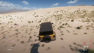 Ford Bronco in the Sand Dunes