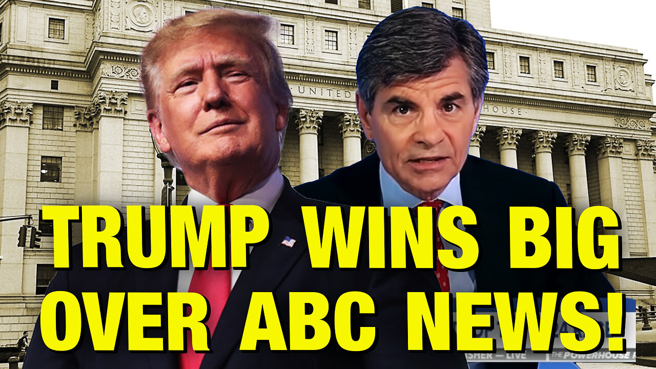 CORRUPT Stephanopoulos & ABC News To Pay MILLIONS To Trump!