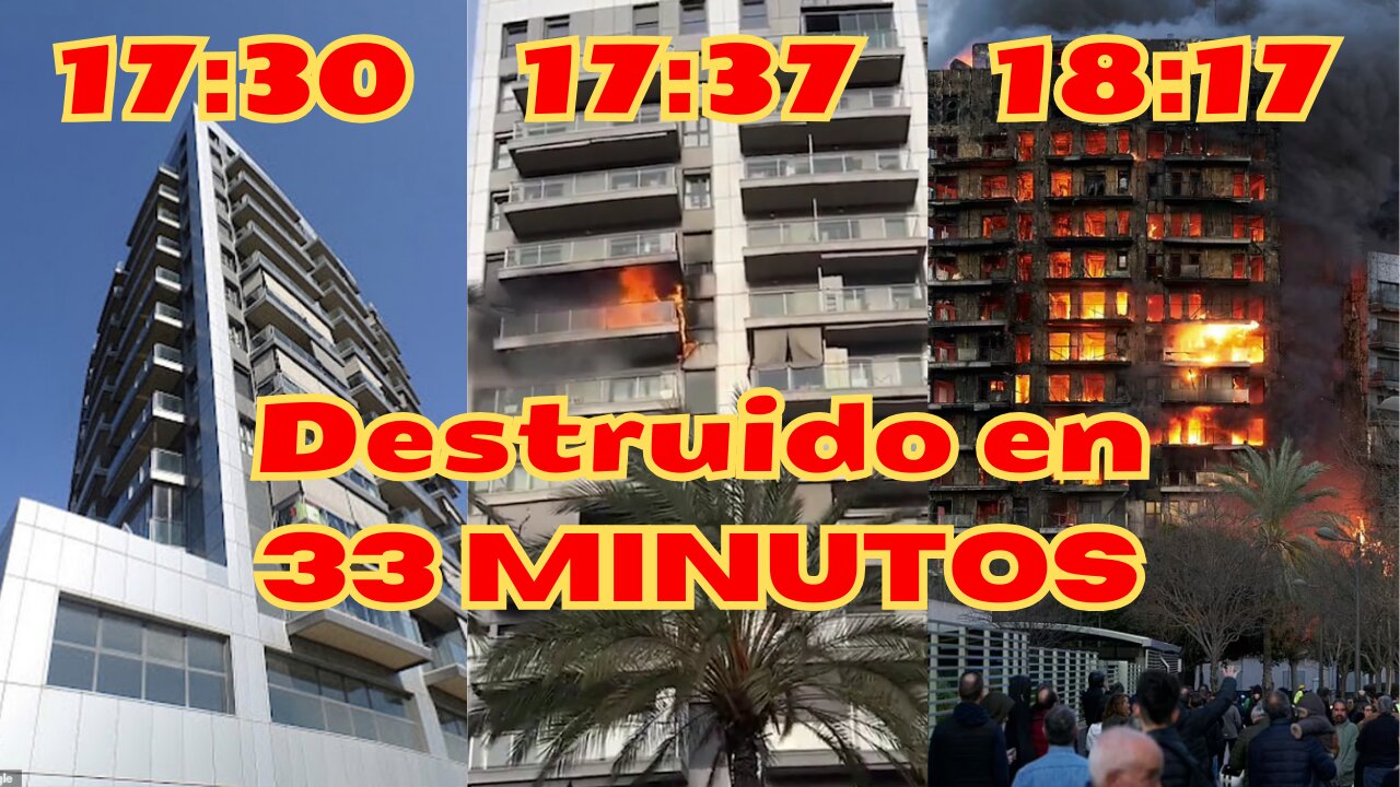 Valencia Spain. Fire Tragedy. English.