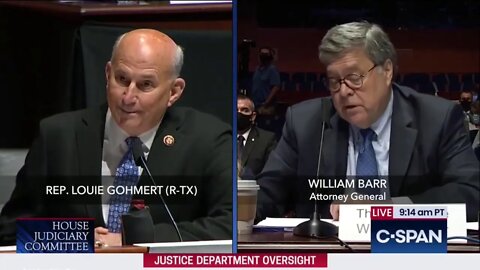 Gohmert Questions AG Barr in House Judiciary Oversight Hearing