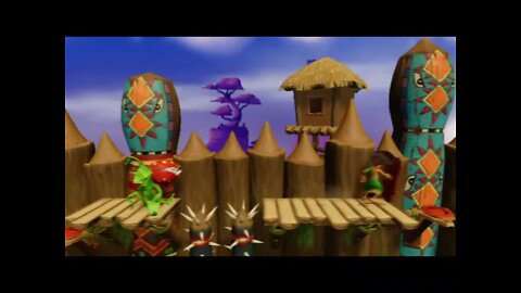 Crash Bandicoot 1 remake - Level 8: Native Fortress