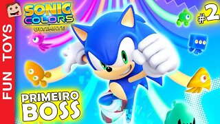 🔵 SONIC COLORS ULTIMATE #2 - Já chegamos no PRIMEIRO BOSS na continuação deste jogo INCRÍVEL / PT-BR