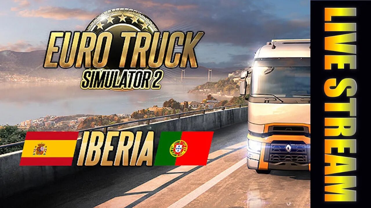 ETS2 IBERIA DLC Live on Xubuntu Linux 20.04 (Euro Truck Simulator 2) Season 1 #9 Hard Trucking