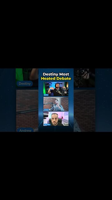 Destiny Most HEATED Debate Moment