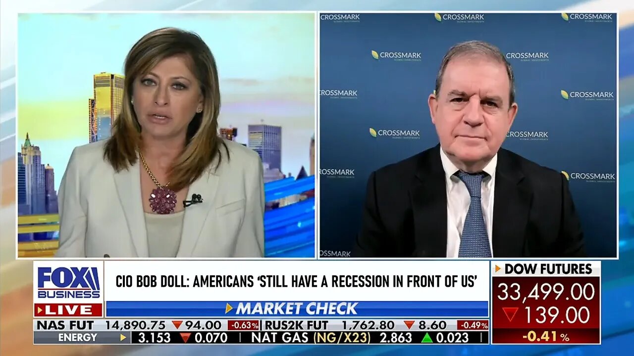 CIO Bob Doll: Recession In Front of Us!