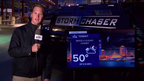 Partly cloudy with highs in the 60s today