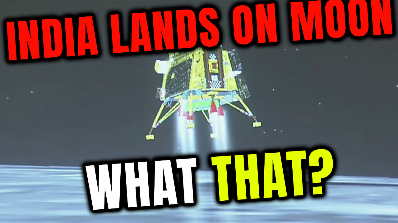 🌐India Lands on the MOON - Why does it look like a Atari game🌐