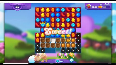 FRIENDS Level 82 Audio Talkthrough, Candy Crush Friends Saga, 30 Moves 0 Boosters