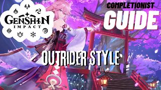 Outrider Style Genshin Impact completionist guide