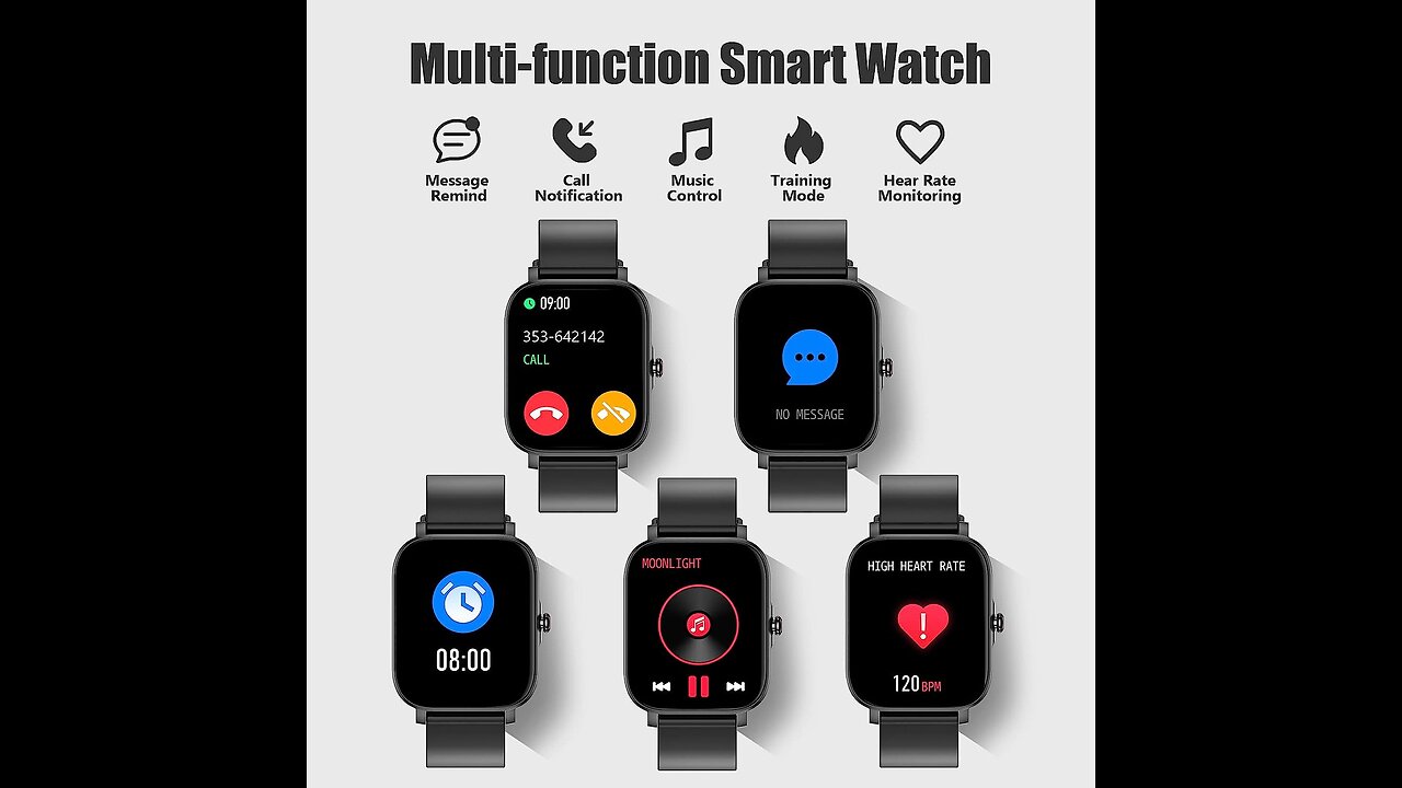 Choiknbo Smart Watch, Fitness Tracker SmartWatch for Android/iOS Phones😍