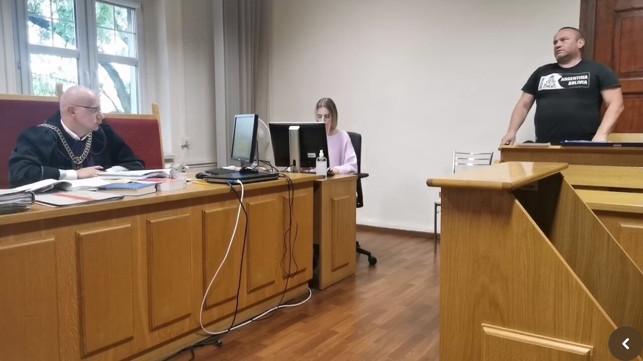 In polish court case 🇵🇱 19/09/2023: MiR.tv : Szczepan Krzewicki