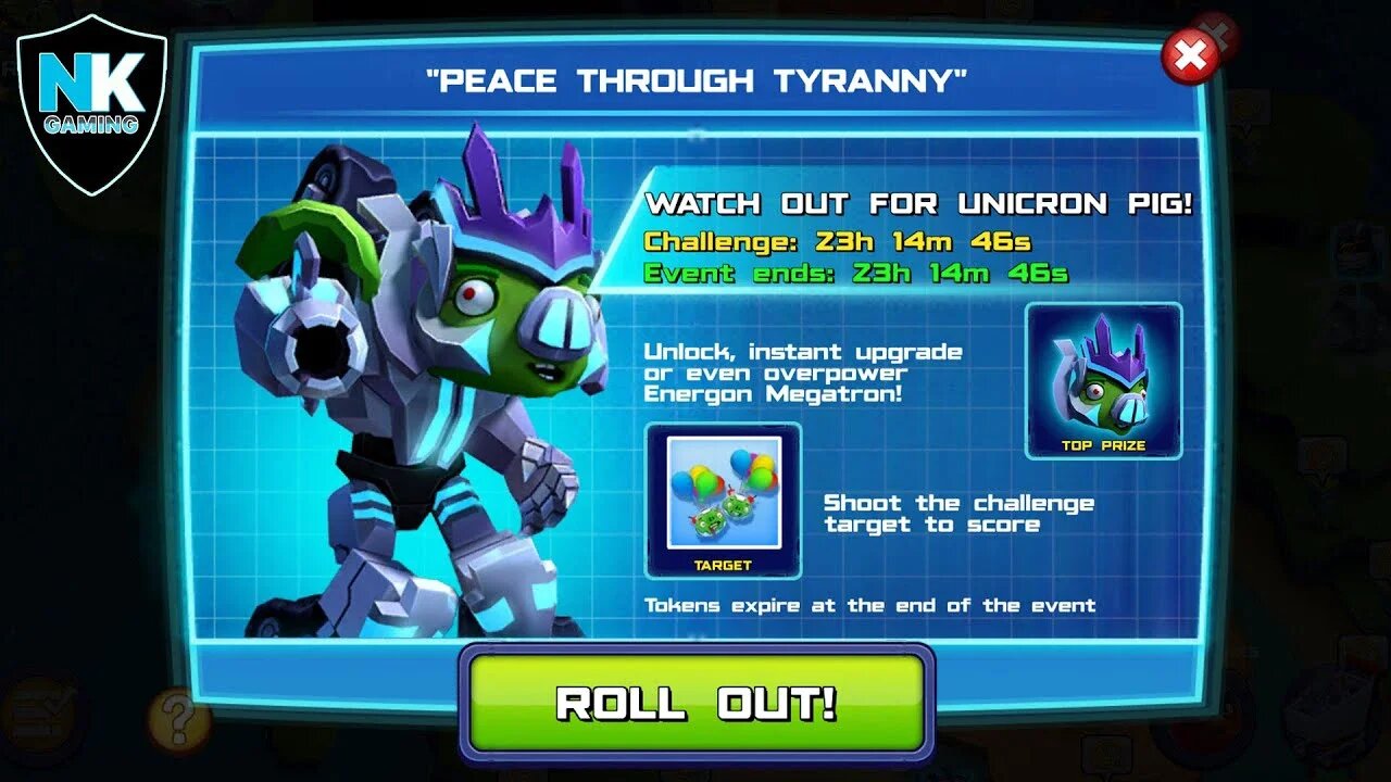 Angry Birds Transformers - Peace Through Tyranny Event - Day 6 - Featuring Superion