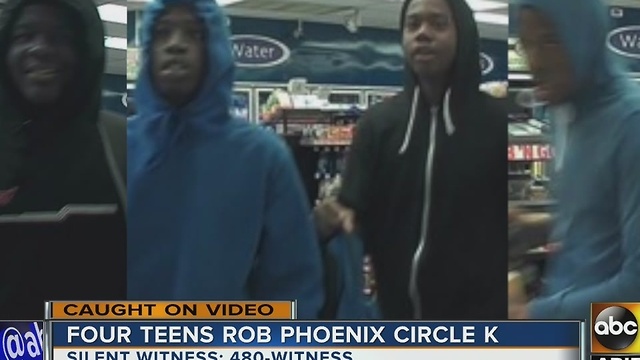 Police searching for 4 suspects in Circle K robbery