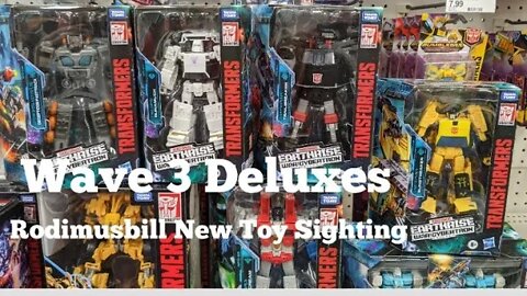 Earthrise Wave 3 Deluxe- Sunstreaker, Fasttrack, Trailbreaker, Runamuck-Rodimusbill New Toy Sighting