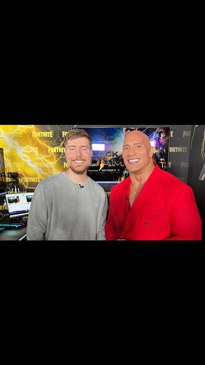 The Rock Vs Mrbeast For 100 000
