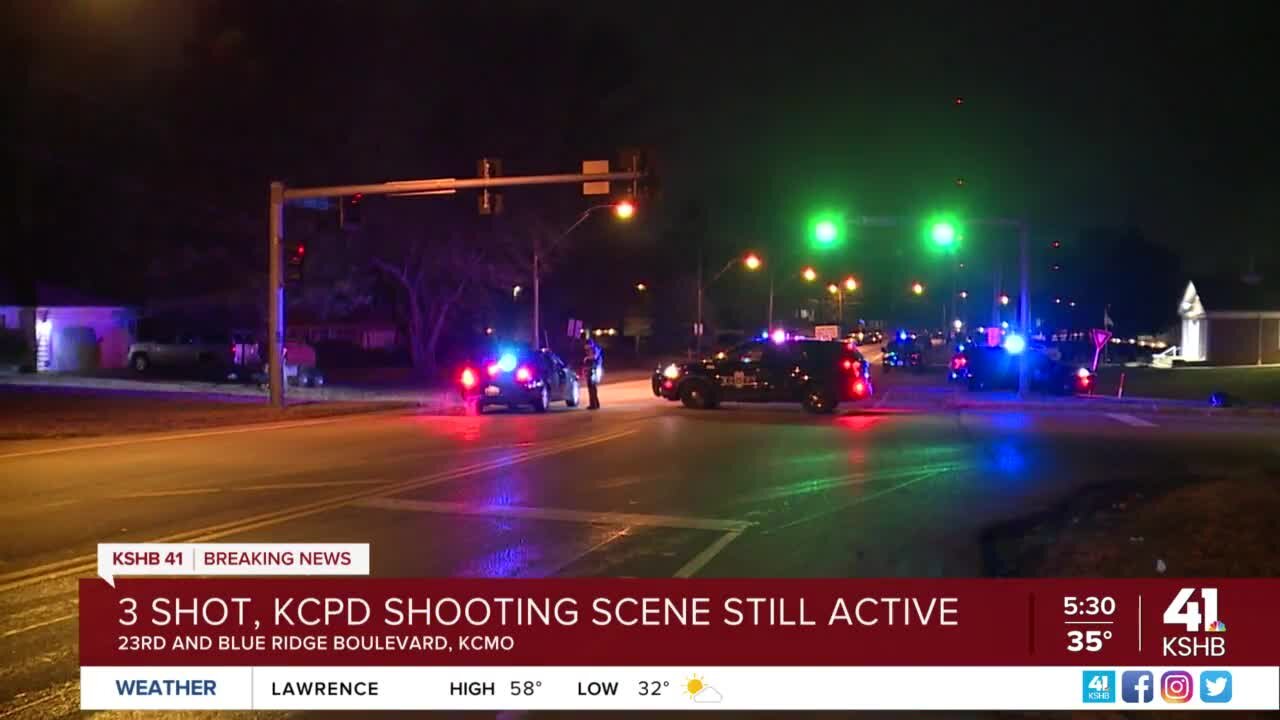 3 KCMO police officers suffer non-life-threatening injuries in shooting Tuesday