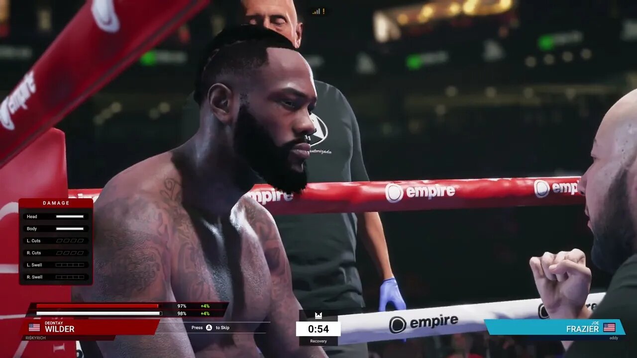 Undisputed Boxing Online Gameplay Deontay Wilder vs Joe Frazier 2 - Risky Rich vs addy