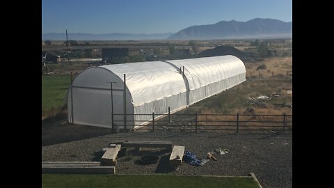 Installing our high tunnel greenhouses