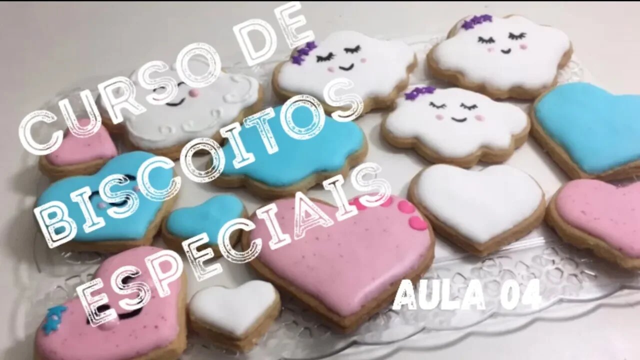 Curso de Biscoitos Especiais Aula 04 - Biscoitos decorados com Glacê Real