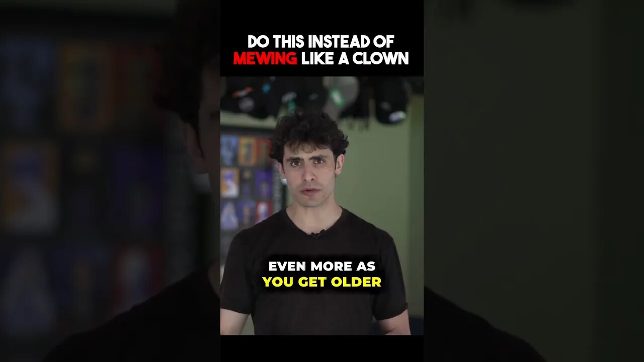 Do This Instead of Mewing Like a Clown 🤡 #mewing #jawline #looksmax #looksmaxing #orthodontics