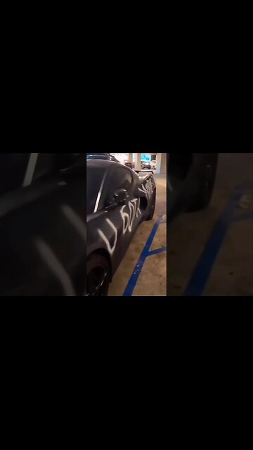 Cheater Gets Caught Car C8 Corvette Destroyed.... Ouch