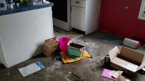 Rental property nightmare rebuild part 2 "They came back and cleaned up."