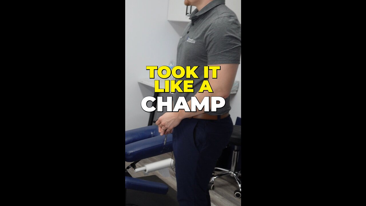 He Waited His Entire Life To Try This Adjustment! #chiropractor #backpain #headaches #neckpain