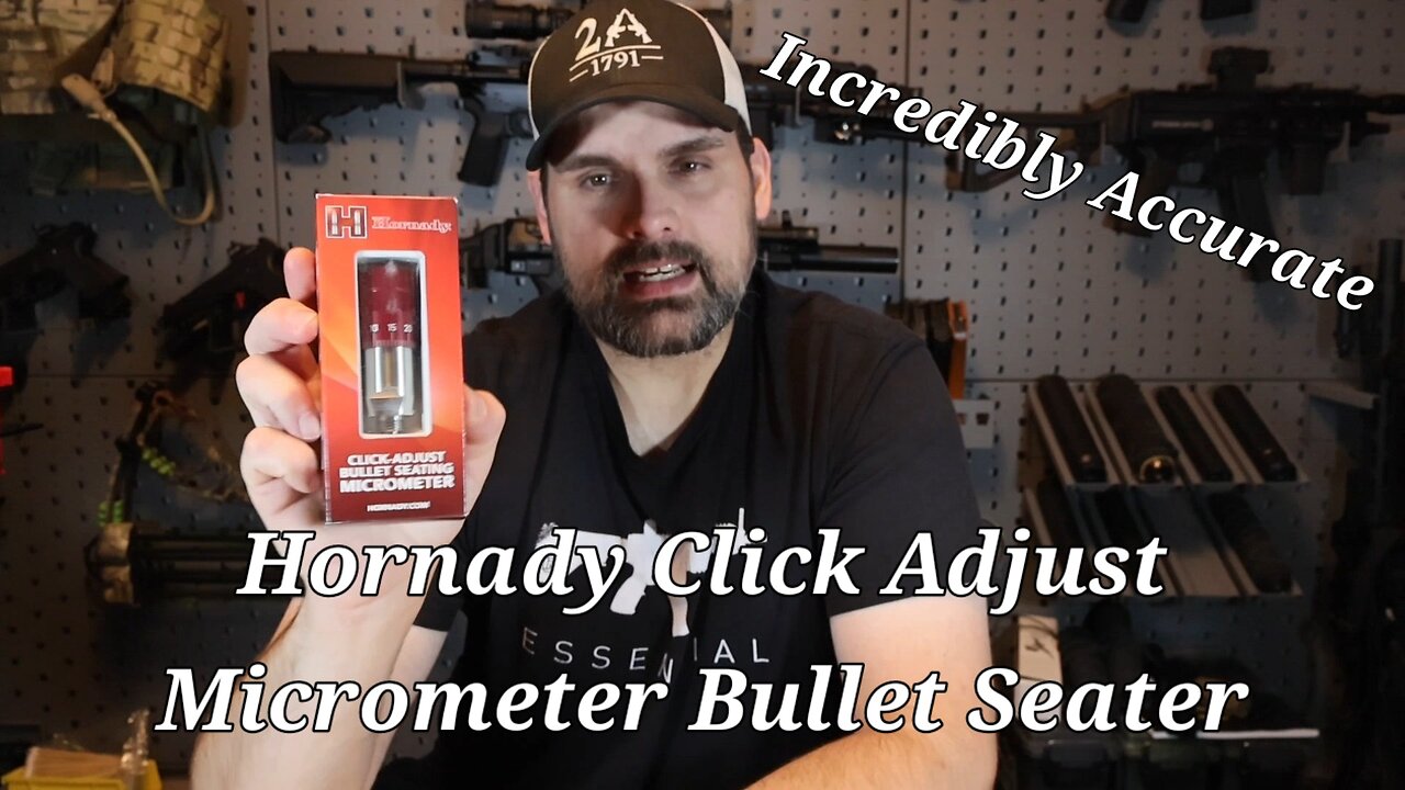 Hornady Click Adjust Micrometer Bullet Seater - Incredibly Accurate