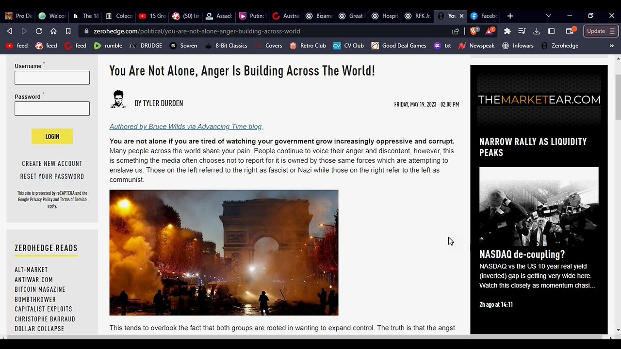 Uproars Felt Worldwide but the Media Not Reporting it