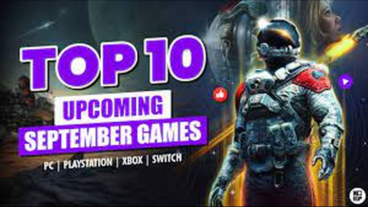 Top 10 New Upcoming Games September 2023