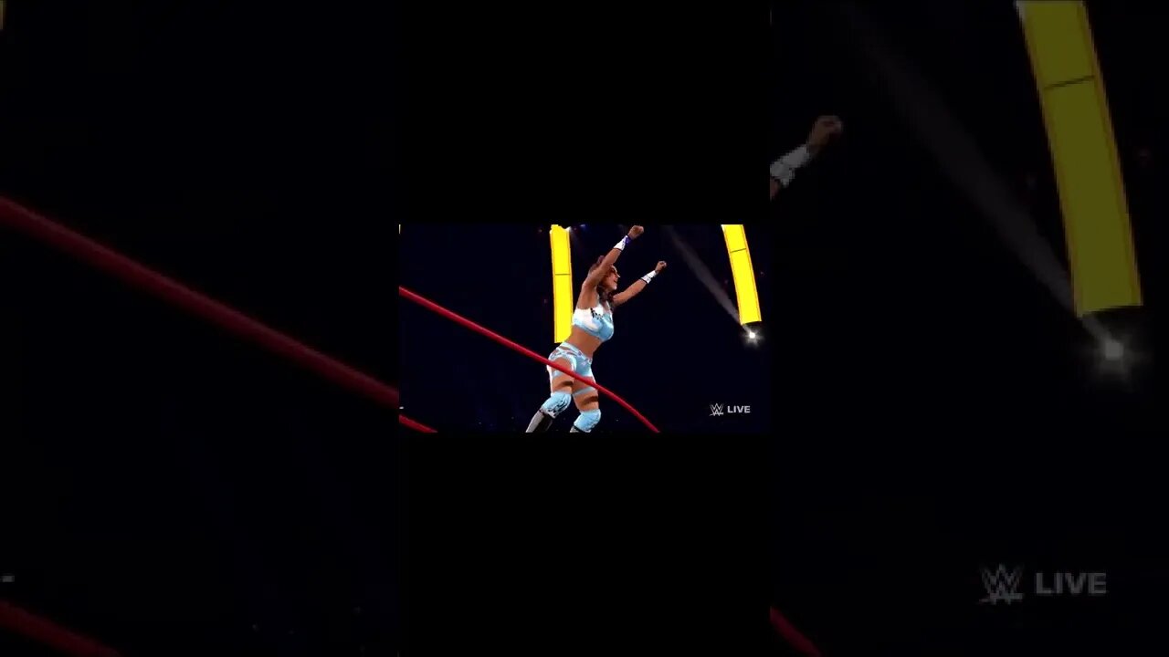 WWE 2k22 Aliyah Entrance #shorts