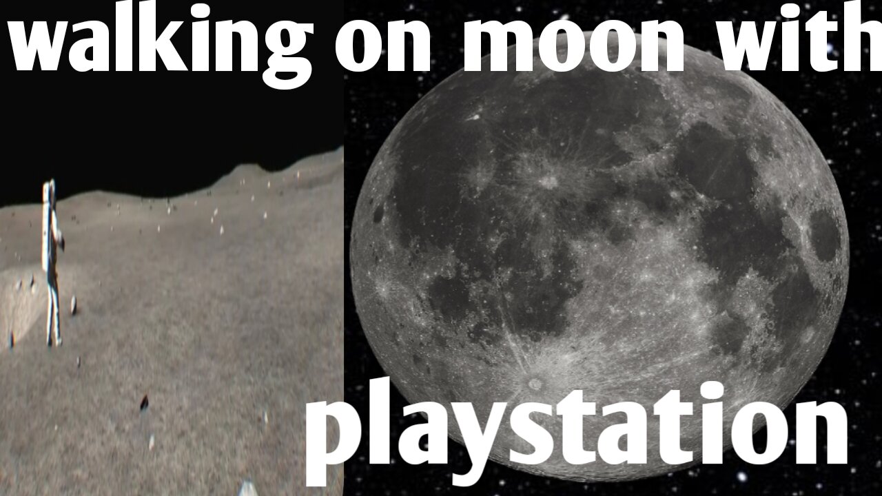 Walking on moon/walking on the moon