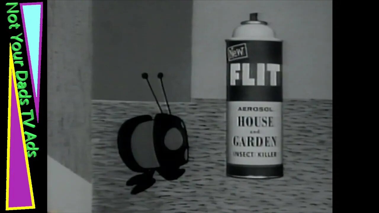 Flit House and Garden Insect Killer Commercial (1960s)