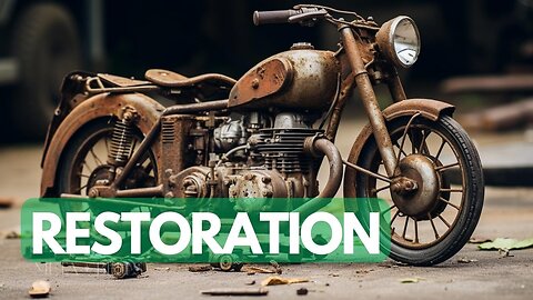 Restoration Rusty Old Motorcycle JAWA - 1960s two stroke engine | Abandoned Broken Legend Repairing