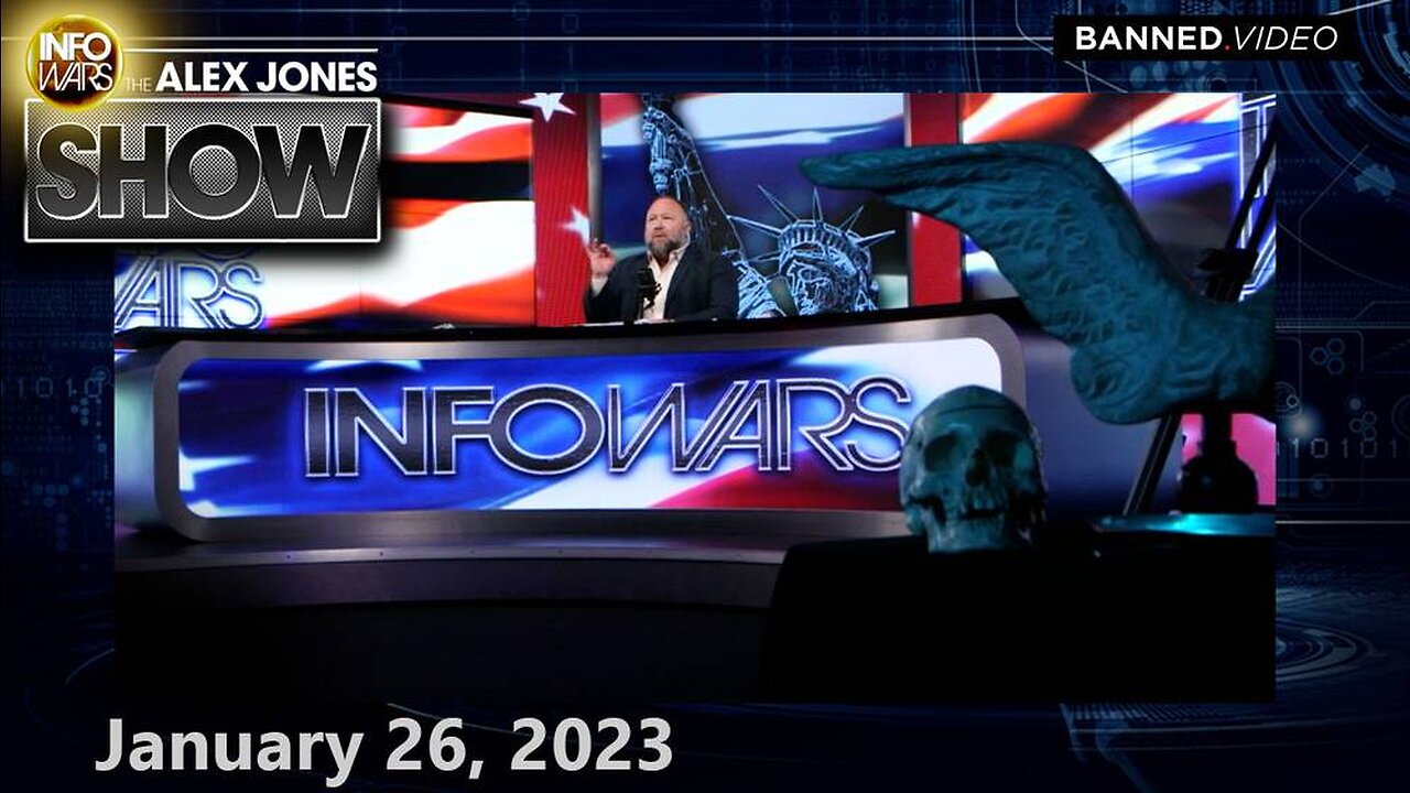WW3 WATCH: Biden Says “US Tanks to Trigger World War Three” & Pfizer Executive Admits to Weaponizing Virus! – ALEX JONES SHOW 1/26/23