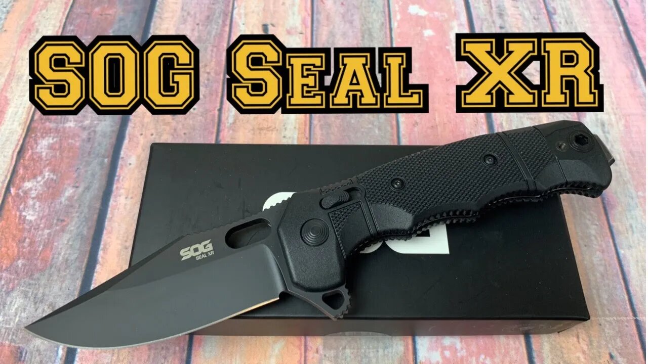 SOG Seal XR Flipper/Includes Disassembly/ This Seal has a flipper ! And it’s seriously tough !