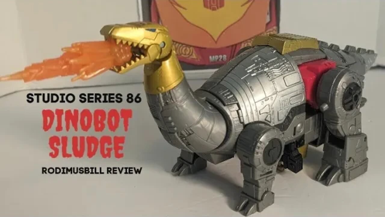 Studio Series 86 DINOBOT SLUDGE Leader Class Transformers Review - Rodimusbill Review