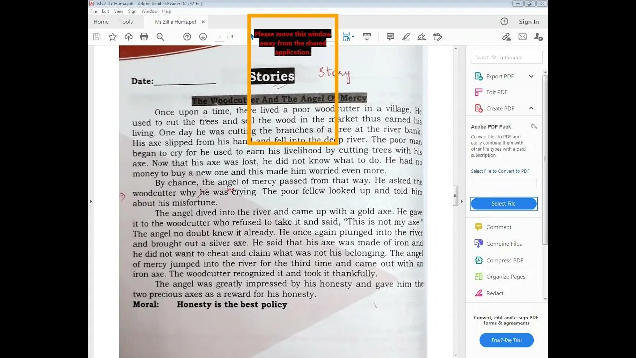 ENG B CLASS 7 22 APRIL 2021