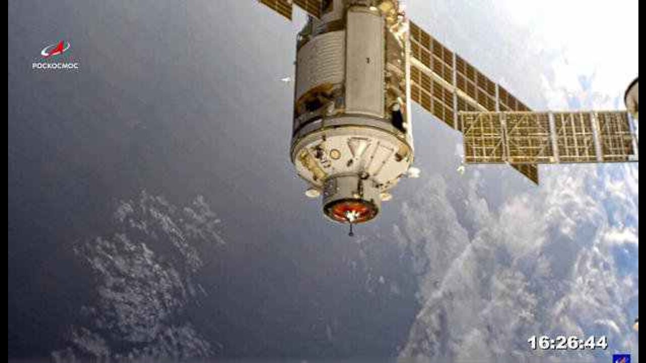 Russian Lab Module Docks with Space Station After 8-Day Trip