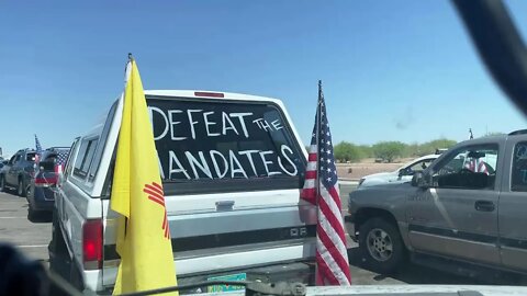 The People’s convoy Rollin4freedom to California