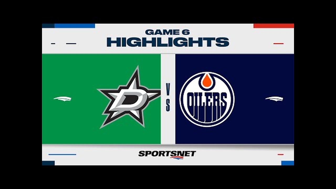 NHL Game 6 Highlights _ Stars vs. Oilers - June 2, 2024