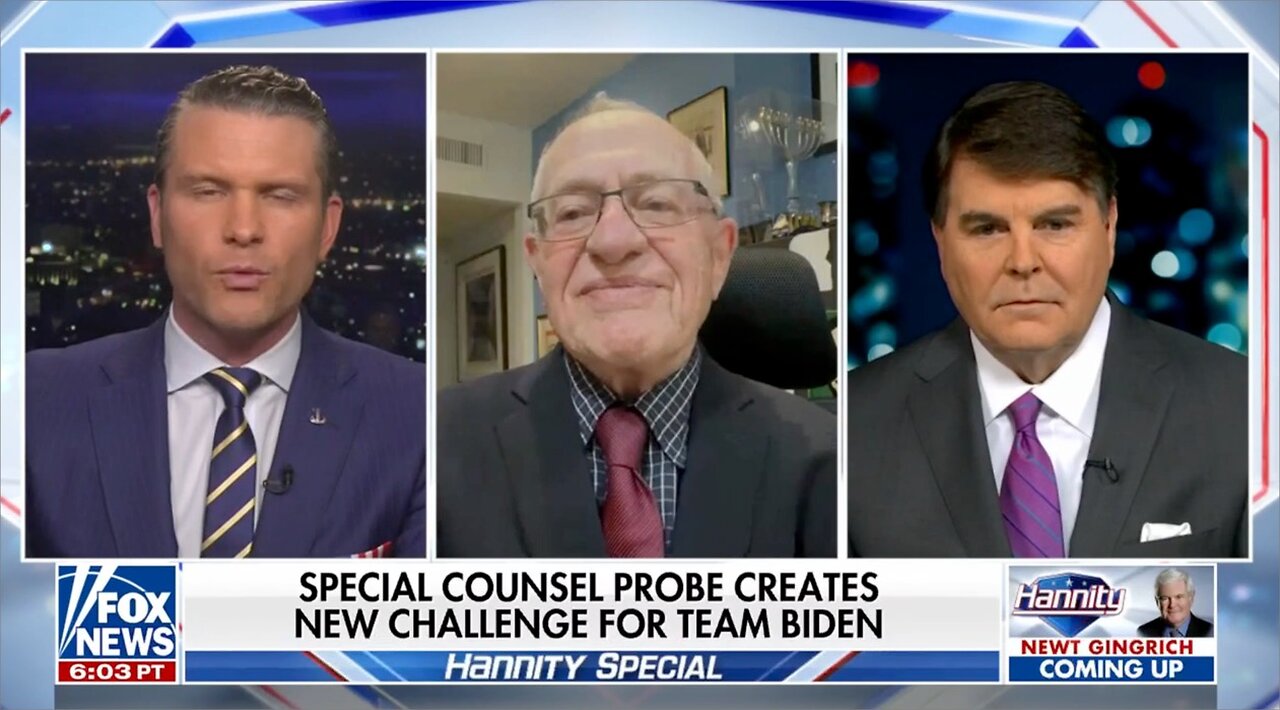 Alan Dershowitz on Biden and Trump: 'Do not think we'll see criminal prosecution against either'