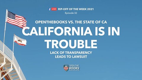 Rip-Off Of The Week, Ep. 32: California's State Checkbook